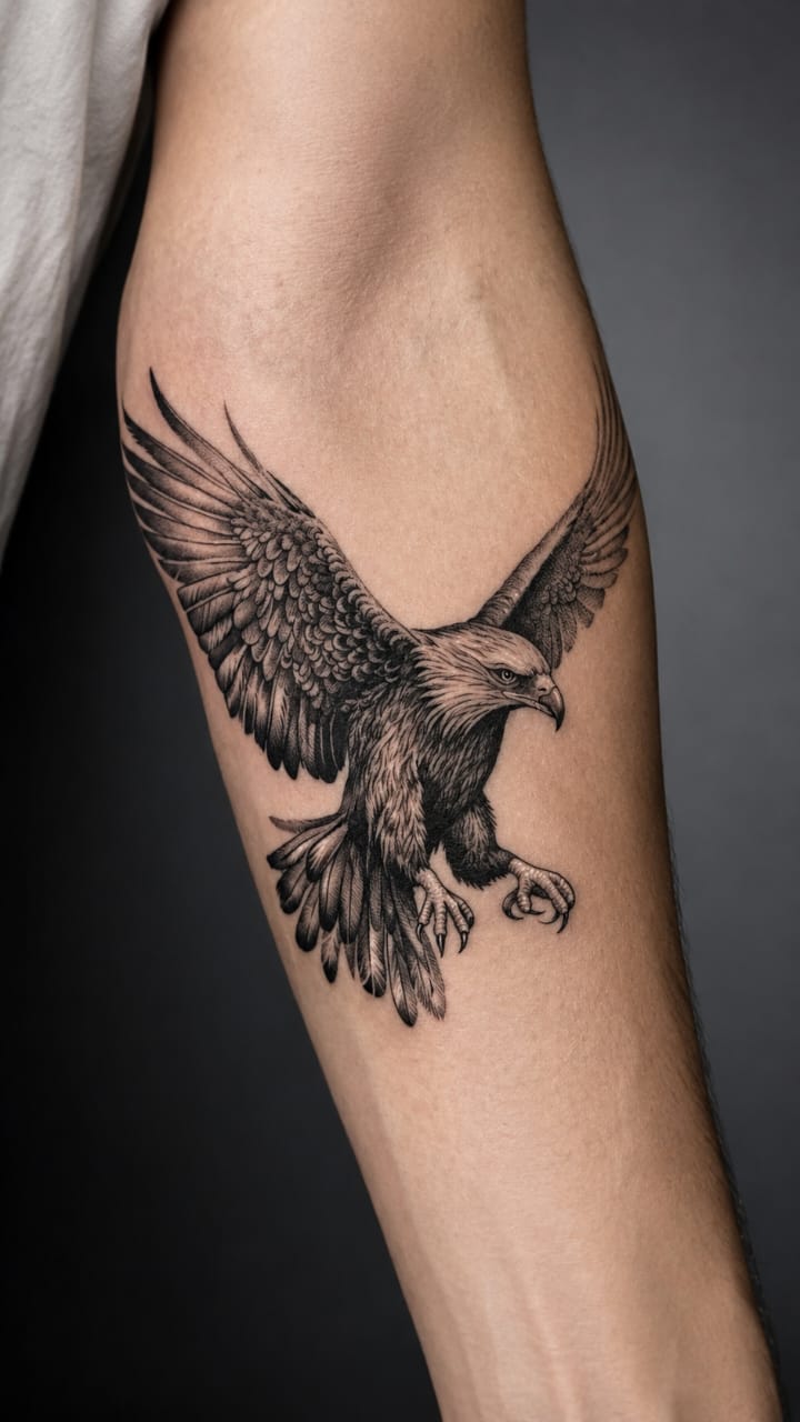 Hunting eagle